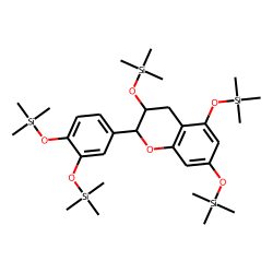 2H-1-Benzopyran, 3,4-dihydro-2-[3,4-bis[(trimethylsilyl)oxy]phenyl]-3,5,7-tris[(trimethylsilyl)oxy]-, (2R-trans)-