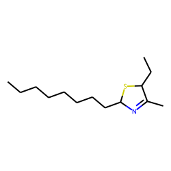 5-ethyl-4-methyl-2-octyl-3-thiazoline, cis