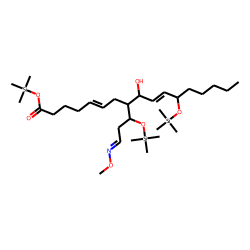 Thromboxane B2, MO-tris-TMS, major