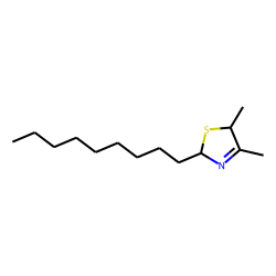 4,5-dimethyl-2-nonyl-3-thiazoline, trans