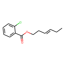 Benzoic acid, 2-chloro, (E)-3-hexenyl ester