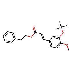 2-Phenylethyl (E)-isoferulate, TMS