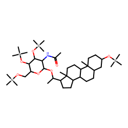 5-«alpha»-Pregnan-3-«alpha»,20-«alpha»-diol-20-GlcNAc TMS, # 2