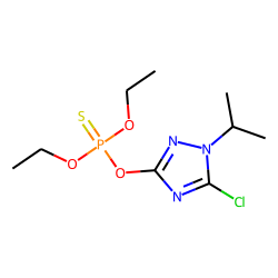 Phosphorothioic acid, O-[5-chloro-1-(1-methylethyl)-1H-1,2,4-triazol-3-yl] O,O-diethyl ester