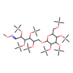 «beta»-Gentiobiose, octakis(trimethylsilyl) ether, methyloxime (isomer 1)