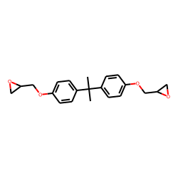Oxirane, 2,2'-[(1-methylethylidene)bis(4,1-phenyleneoxymethylene)]bis-