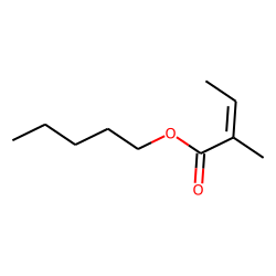 2-Butenoic acid, 2-methyl-, pentyl ester, (Z)-