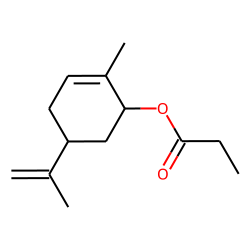 2-Cyclohexen-1-ol, 2-methyl-5-(1-methylethenyl)-, propanoate