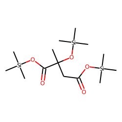 D-(-)-Citramalic acid, O-trimethylsilyl-, bis(trimethylsilyl) ester