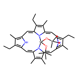 Silica-1,3,5,7,8-pentamethyl-2,4,6-triethylporphyrine complex, bis-OTMS