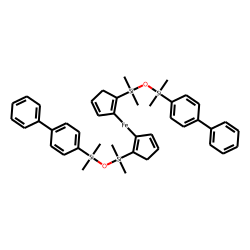 1,1'-Bis-[3-(p-biphenylyl)-1,1,3,3-tetramethyl disiloxanyl] ferrocene