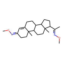 Pregn-4-ene-3,20-dione, bis(O-methyloxime)