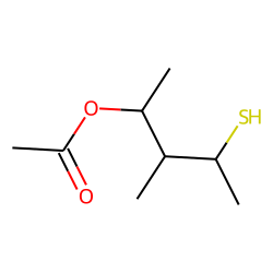 4-Mercapto-3-methylpentyl-2-acetate, # 1