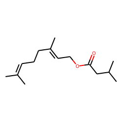 (E)-3,7-Dimethylocta-2,6-dien-1-yl 3-methylbutanoate