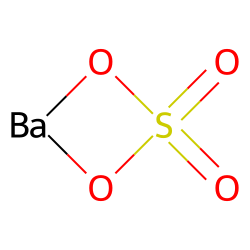 Barium sulfate (barytes, mineral)