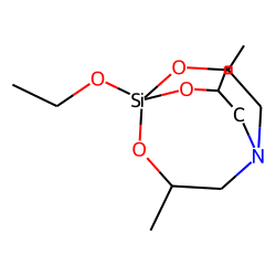1-ethoxy,3,7,10-trimethylsilatrane, e