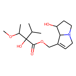 Butanoic acid, 2-hydroxy-2-(1-methoxyethyl)-3-methyl-, (2,3,5,7a-tetrahydro-1-hydroxy-1H-pyrrolizin-7-yl)methyl ester, [1S-[1«alpha»,7(2R*,3S*),7a«alpha»]]-