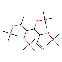 Mannose, 6-deoxy-2,3,4,5-tetrakis-O-(trimethylsilyl)-, L-