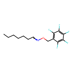 n-Heptanal, O-[(pentafluorophenyl)methyl]oxime