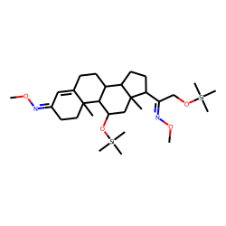 Pregn-4-ene-3,20-dione, 11,21-bis[(trimethylsilyl)oxy]-, bis(O-methyloxime), (11«beta»)-
