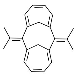 Syn-7,14-dihydro-7,14-bis(2-propylidene)-1,6:8,13-bismethano[14]annulene