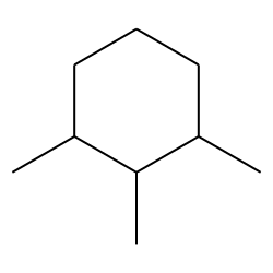 1,2,3-Trimethylcyclohexane, cis, trans, cis