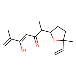 (S,Z)-5-Hydroxy-6-methyl-2-((2S,5R)-5-methyl-5-vinyltetrahydrofuran-2-yl)hepta-4,6-dien-3-one