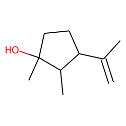 1,2-dimethyl-3-(1-methylethenyl) cyclopentanol