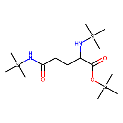 Glutamine, N,O-3TMS
