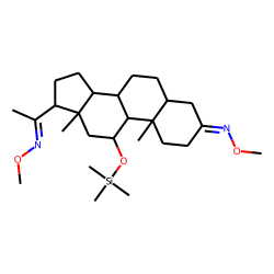 Pregnane-3,20-dione, 11-[(trimethylsilyl)oxy]-, bis(O-methyloxime), (5«beta»,11«beta»)-