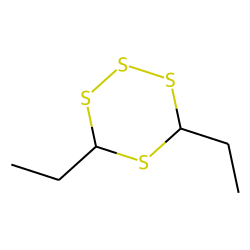 1,2,3,5-Tetrathiane, 4,6-diethyl-, cis-