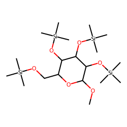 «beta»-D-Methylglucopyranoside, TMS