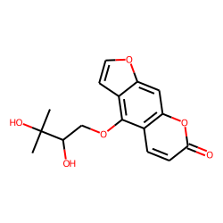 4-(2,3-Dihydroxy-3-methylbutoxy)furo(3,2-g)chromen-7-one