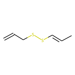 (E)-1-Allyl-2-(prop-1-en-1-yl)disulfane