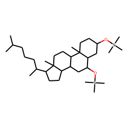 3,6-Bis[(trimethylsilyl)oxy]cholestane, (3«beta»,5«beta»,6«beta»)-