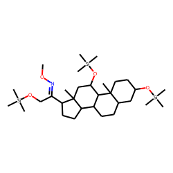 Pregnan-20-one, 3,11,21-tris[(trimethylsilyl)oxy]-, O-methyloxime, (3«alpha»,5«beta»,11«beta»)-
