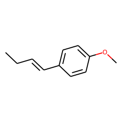 trans-p-(1-Butenyl)-anisole