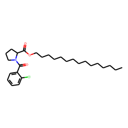 L-Proline, N-(2-chlorobenzoyl)-, pentadecyl ester