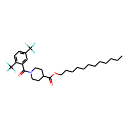 Isonipecotic acid, N-(2,5-di(trifluoromethyl)benzoyl)-, dodecyl ester