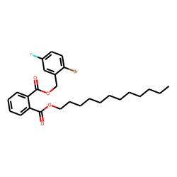 Phthalic acid, 2-bromo-5-fluorobenzyl dodecyl ester