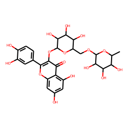 Flavone-3-rutinoside, 3,3',4',5,7-pentahydroxy
