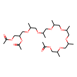 Glycerol - hexapropylene glycol ether, triacetate