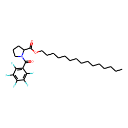L-Proline, N-(pentafluorobenzoyl)-, pentadecyl ester