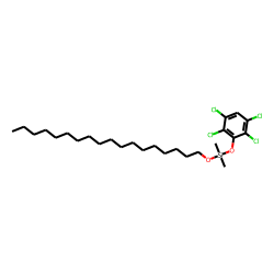 Silane, dimethyl(2,3,5,6-tetrachlorophenoxy)octadecyloxy-