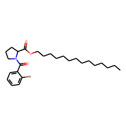 L-Proline, N-(2-bromobenzoyl)-, tetradecyl ester