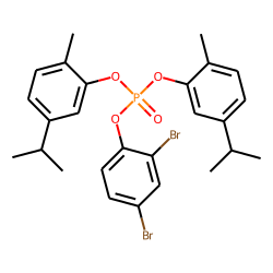 2,4-Dibromophenyl bis(5-isopropyl-2-methylphenyl) phosphate