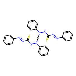 Formic acid, (phenylazo)thio-, 2-phenylhydrazide, ni-complex