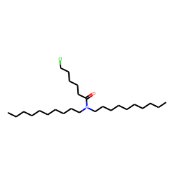 Hexanamide, N,N-didecyl-6-chloro-