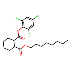 1,2-Cyclohexanedicarboxylic acid, octyl 2,4,6-trichlorophenyl ester