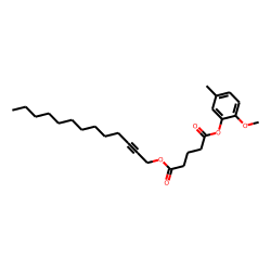 Glutaric acid, tridec-2-yn-1-yl 5-methyl-2-methoxybenzyl ester